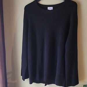 Classic Black Crew Neck Sweater